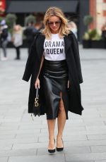 AMANDA HOLDEN Leaves Heart Radio in London 02/04/2020