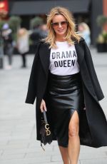 AMANDA HOLDEN Leaves Heart Radio in London 02/04/2020