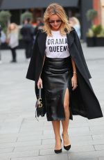 AMANDA HOLDEN Leaves Heart Radio in London 02/04/2020
