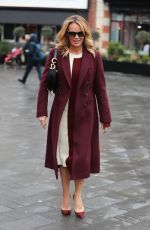 AMANDA HOLDEN Leaves Heart Radio in London 02/13/2020