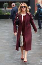 AMANDA HOLDEN Leaves Heart Radio in London 02/13/2020