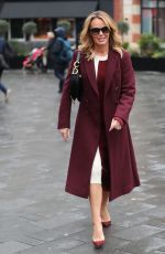AMANDA HOLDEN Leaves Heart Radio in London 02/13/2020