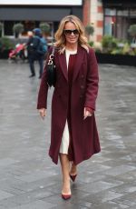 AMANDA HOLDEN Leaves Heart Radio in London 02/13/2020