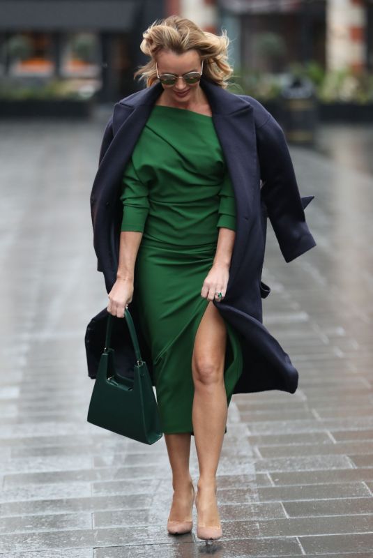 AMANDA HOLDEN Leaves Heart Radio in London 02/24/2020