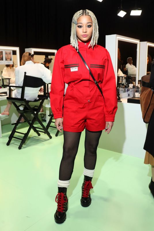AMANDLA STENBERG at Gucci Show at Milan Fashion Week 02/20/2020