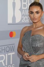 AMBER DAVIES at Brit Awards 2020 in London 02/18/2020