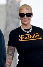 AMBER ROSE Out and About in Los Angeles 02/11/2020