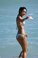 AMBRA GUTIERREZ in Bikini at a Beach in Miami 02/02/2020