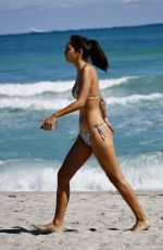 AMBRA GUTIERREZ in Bikini at a Beach in Miami 02/02/2020