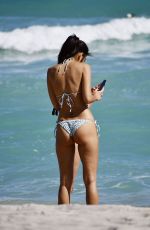 AMBRA GUTIERREZ in Bikini at a Beach in Miami 02/02/2020