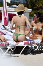 AMBRA GUTIERREZ in Bikini at a Beach in Miami 02/02/2020