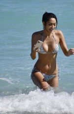 AMBRA GUTIERREZ in Bikini at a Beach in Miami 02/02/2020