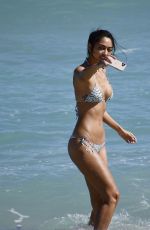 AMBRA GUTIERREZ in Bikini at a Beach in Miami 02/02/2020