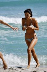 AMBRA GUTIERREZ in Bikini at a Beach in Miami 02/02/2020