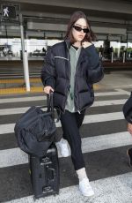 AMELIA HAMLIN at Los Angeles International Airport 02/12/2020