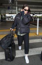 AMELIA HAMLIN at Los Angeles International Airport 02/12/2020