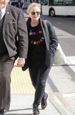 AMY POEHLER at LAX Airport in Los Angeles 02/04/2020