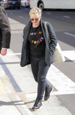 AMY POEHLER at LAX Airport in Los Angeles 02/04/2020