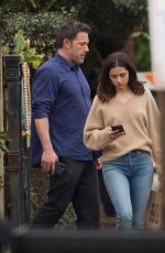 ANA DE ARMAS and Ben Affleck on the Set of Deep Water 02/16/2020