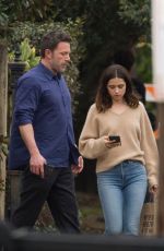 ANA DE ARMAS and Ben Affleck on the Set of Deep Water 02/16/2020