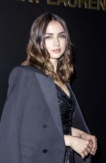 ANA DE ARMAS at Saint Laurent Fashion Show in Paris 02/25/2020