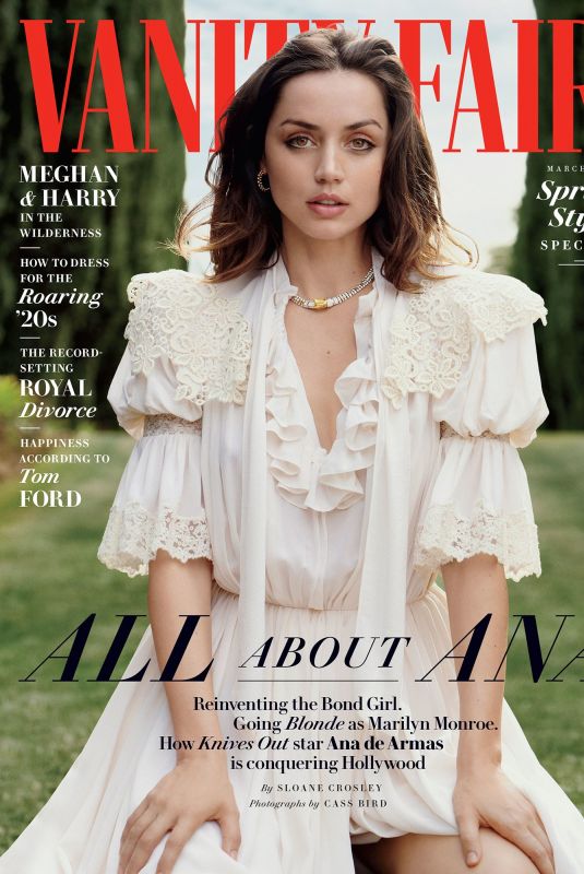 ANA DE ARMAS in Vanity Fair Magazine, March 2020
