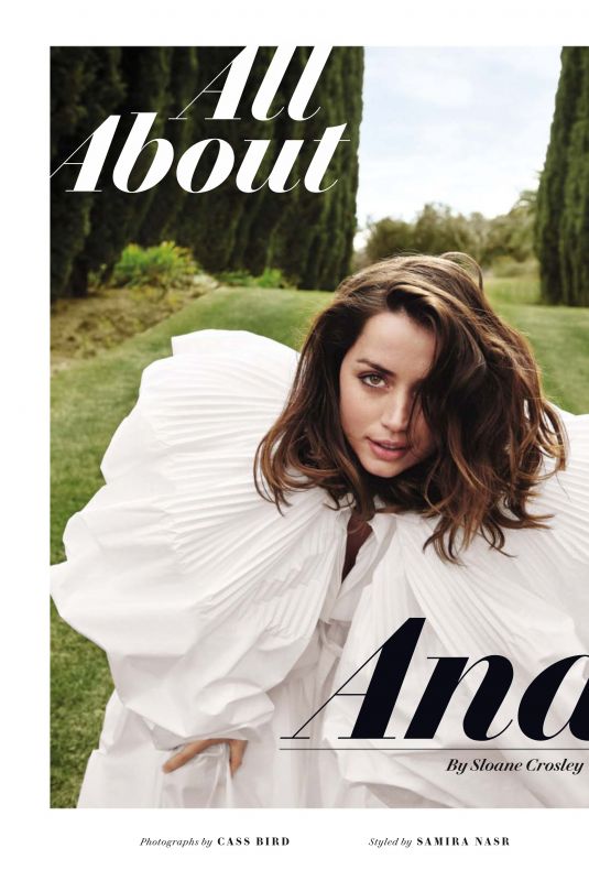 ANA DE ARMAS in Vanity Fair Magazine, UK March 2020