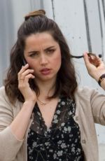 ANA DE ARMAS on the Set of Deep Water in New Orleans 02/13/2020