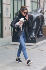 ANA DE ARMAS Out with Her Dog in New York 02/18/2020