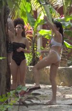 ANDI DORFAMN and AMANDA STANTON in Bikinis in Tulum 02/05/2020