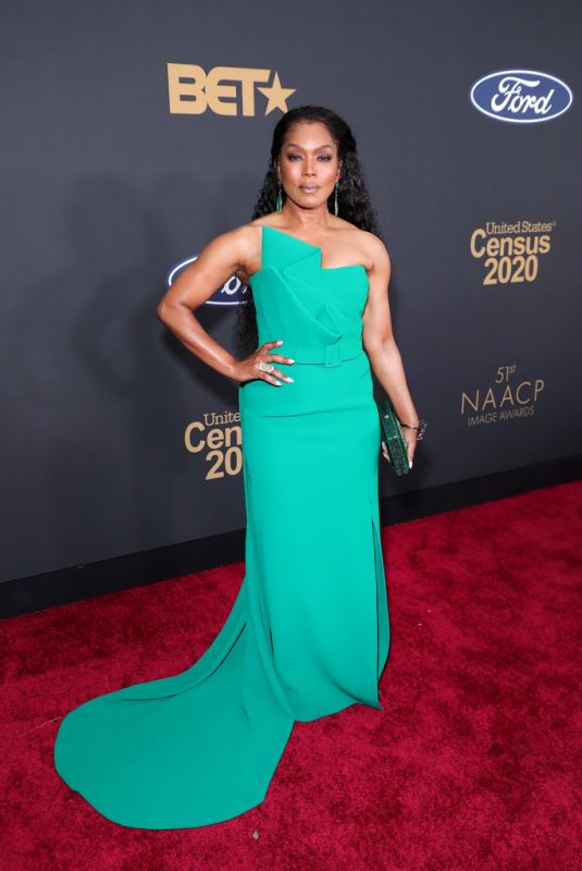 ANGELA BASSETT at 51st Naacp Image Awards in Pasadena 02/22/2020