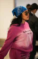 ANGELA SIMMONS at Los Angeles International Airport 02/14/2020