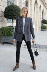 ANJA RUBIK Arrives at Ritz Hotel in Paris 02/27/2020