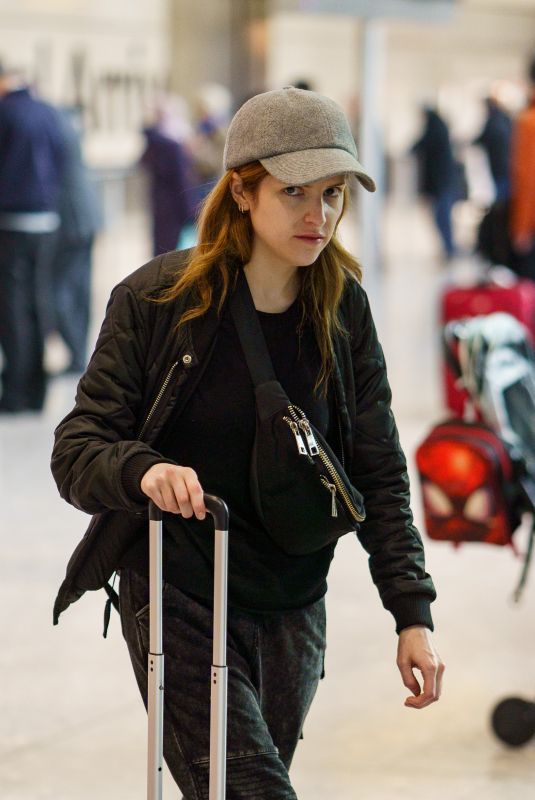 ANNA KENDRICK at Heathrow Airport in London 02/12/2020