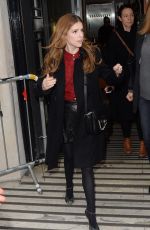 ANNA KENDRICK Leaves BBC Radio 2 in London 02/14/2020