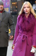 ANYA TAYLOR-JOY Arrives at Good Morning America in New York 02/17/2020