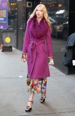 ANYA TAYLOR-JOY Arrives at Good Morning America in New York 02/17/2020