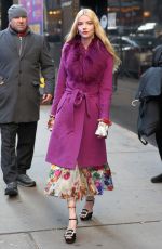 ANYA TAYLOR-JOY Arrives at Good Morning America in New York 02/17/2020