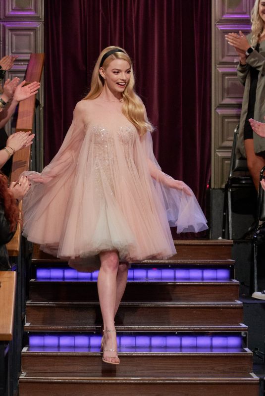 ANYA TAYLOR-JOY at Late Late Show with James Corden in Los Angeles 02/19/2020