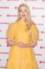 ANYA TAYLOR-JOY at Lorraine Show in London 02/12/2020
