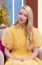 ANYA TAYLOR-JOY at Lorraine Show in London 02/12/2020