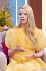 ANYA TAYLOR-JOY at Lorraine Show in London 02/12/2020