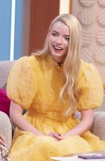 ANYA TAYLOR-JOY at Lorraine Show in London 02/12/2020