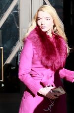 ANYA TAYLOR-JOY Leaves BBC Studios in London 02/12/2020