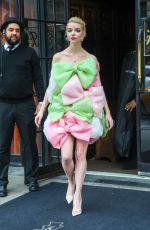 ANYA TAYLOR-JOY Leaves Bowery Hotel 02/18/2020