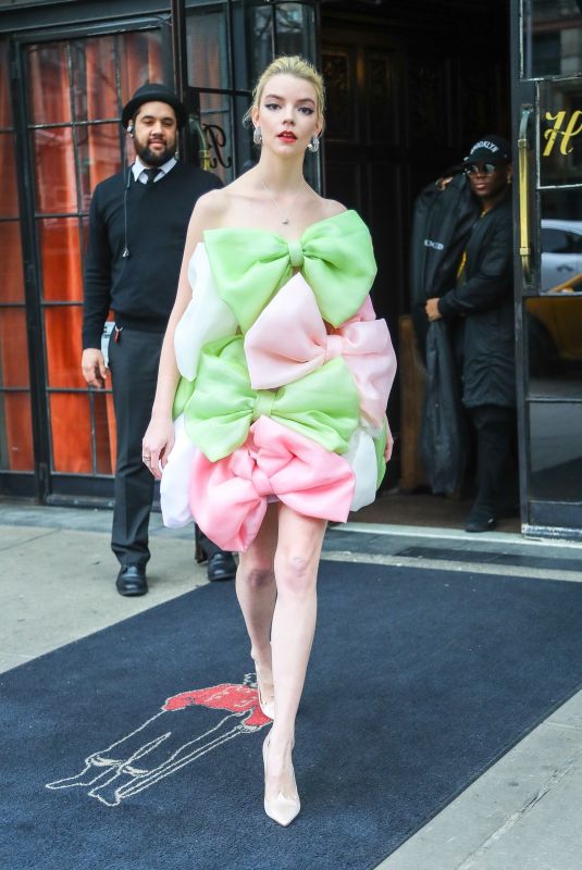 ANYA TAYLOR-JOY Leaves Bowery Hotel 02/18/2020