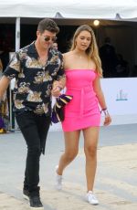 APRIL LOVE GEARY Arrives at Fanatics Pre-Super Bowl Party in Miami 02/01/2020