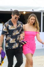 APRIL LOVE GEARY Arrives at Fanatics Pre-Super Bowl Party in Miami 02/01/2020