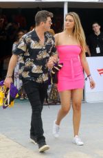 APRIL LOVE GEARY Arrives at Fanatics Pre-Super Bowl Party in Miami 02/01/2020