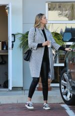 APRIL LOVE GEARY Leaves a Salon at Malibu Country Mart 02/05/2020